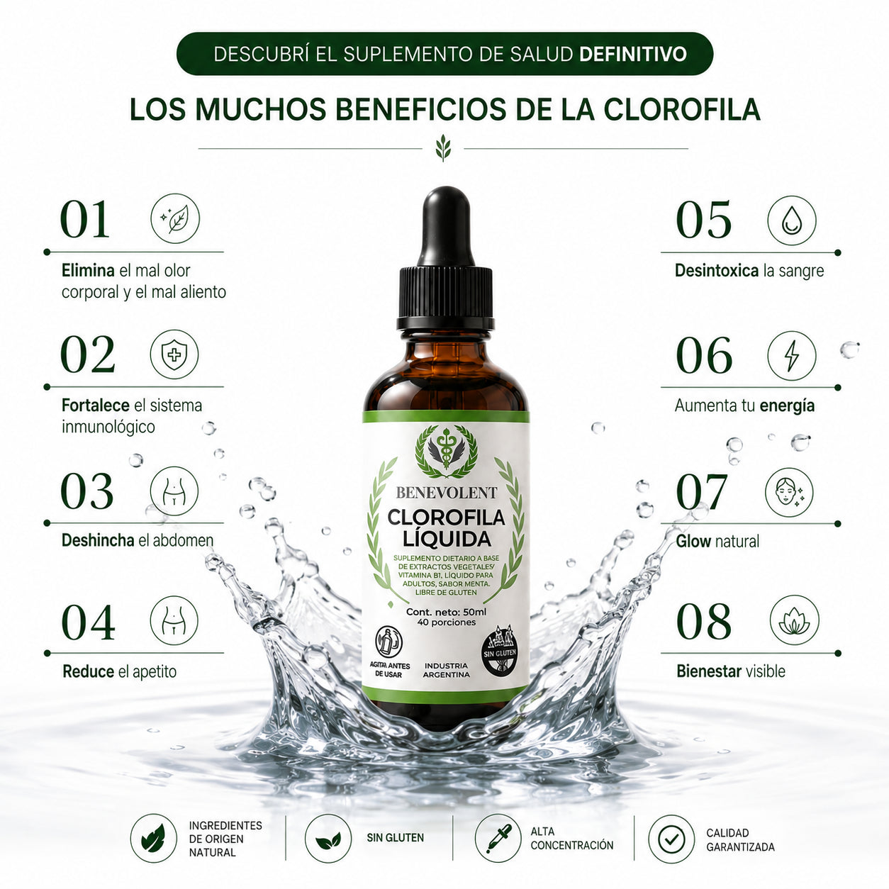 Clorofila Benevolent | Detox Natural